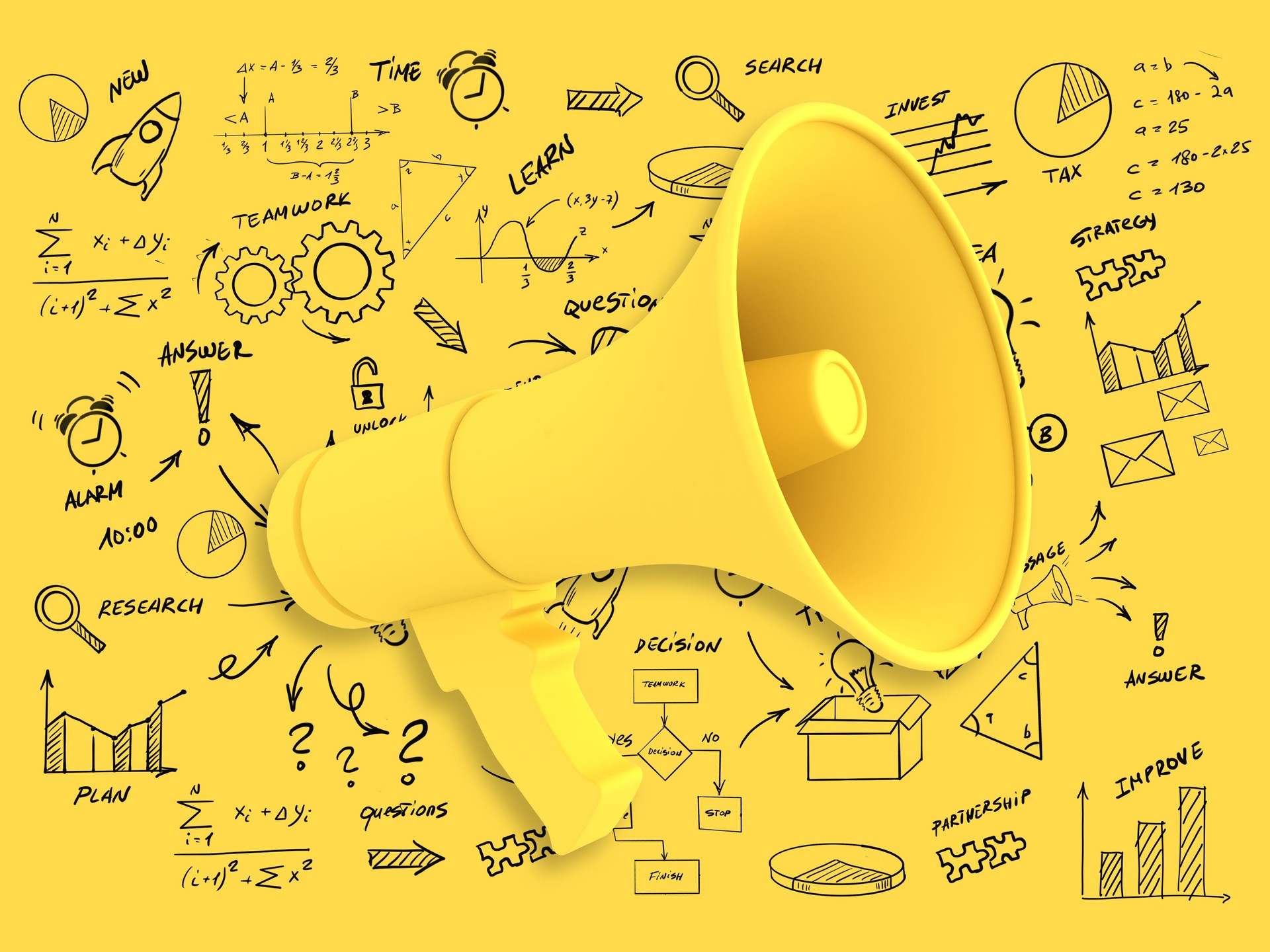 Marketing campaign strategy advertisement brand megaphone